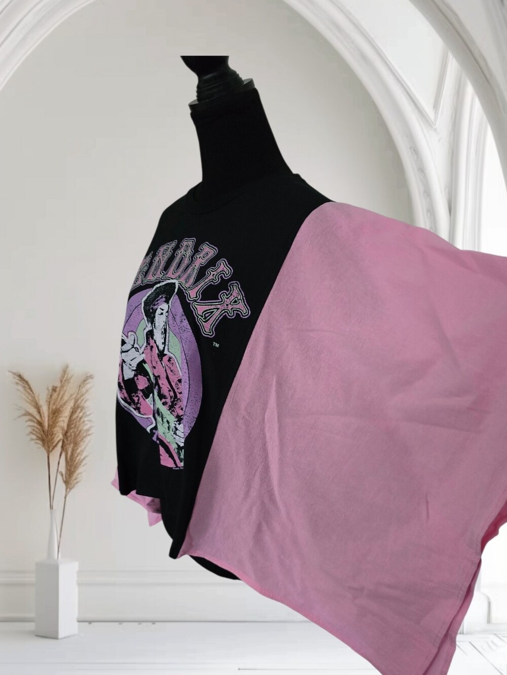 Upcycled Jimi Hendrix Band Tee With Flowy Sleeves - Picture 3 of 6